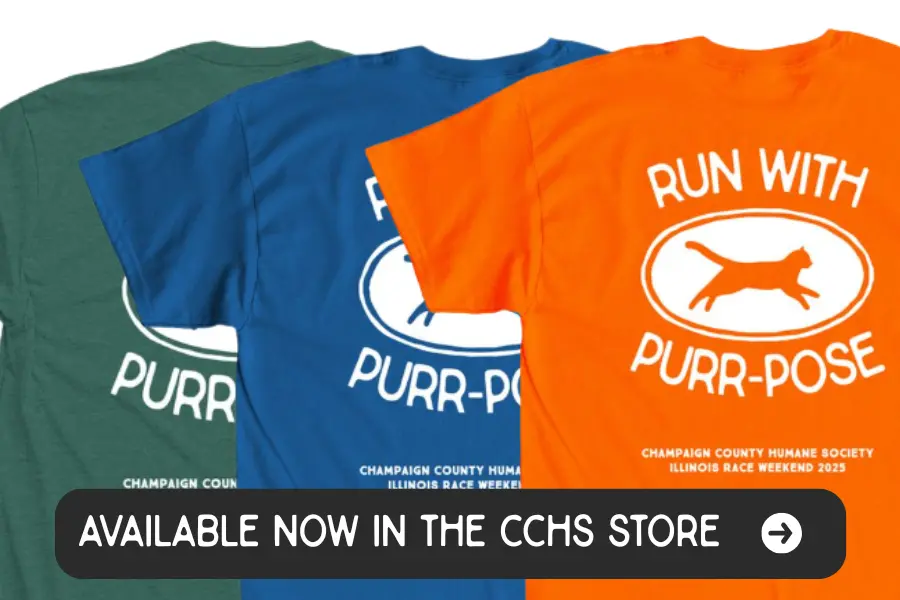 Run with Purr-pose Tees to support Illinois Race Weekend Participants